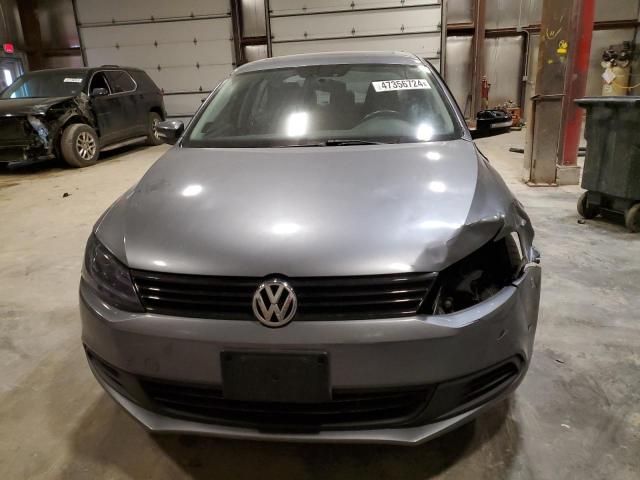 3VWLL7AJ9CM003921 - 2012 VOLKSWAGEN JETTA TDI GRAY photo 5