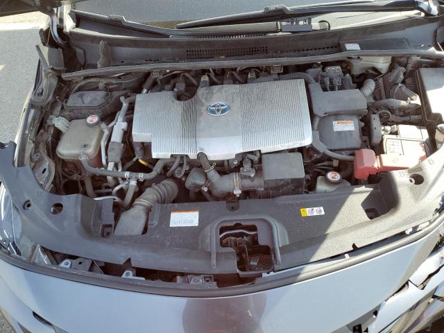 JTDKARFP8J3095437 - 2018 TOYOTA PRIUS PRIM ნაცრისფერი ფოტო 11