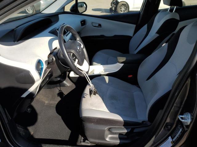 JTDKARFP8J3095437 - 2018 TOYOTA PRIUS PRIM ნაცრისფერი ფოტო 7