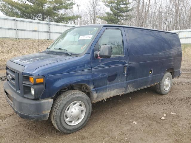 1FTSE3EL3BDB16559 - 2011 FORD ECONOLINE E350 SUPER DUTY VAN BLUE photo 1