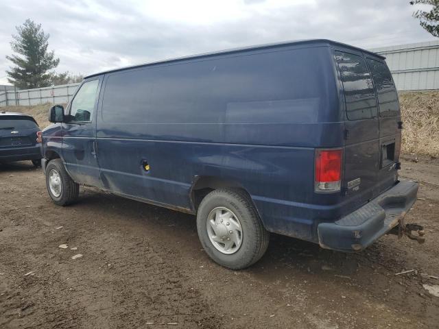 1FTSE3EL3BDB16559 - 2011 FORD ECONOLINE E350 SUPER DUTY VAN BLUE photo 2