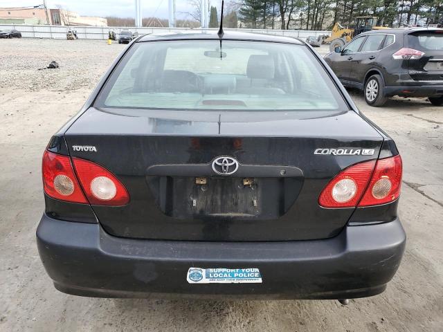 JTDBR32E652058439 - 2005 TOYOTA COROLLA CE BLACK photo 6