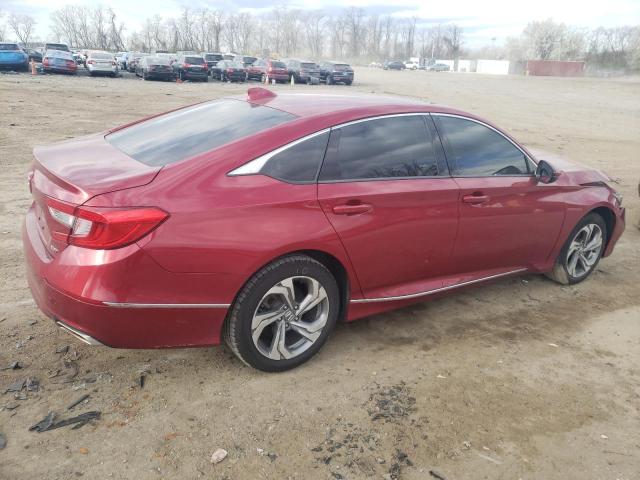 1HGCV2F54JA033285 - 2018 HONDA ACCORD EXL RED photo 3