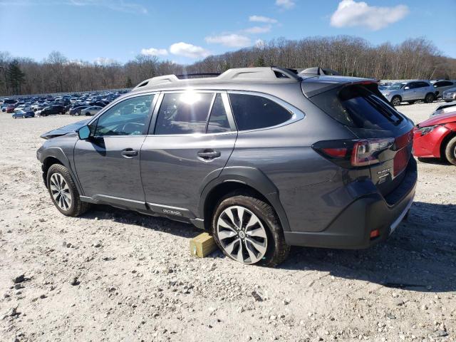 4S4BTANC5P3206637 - 2023 SUBARU OUTBACK LIMITED GRAY photo 2