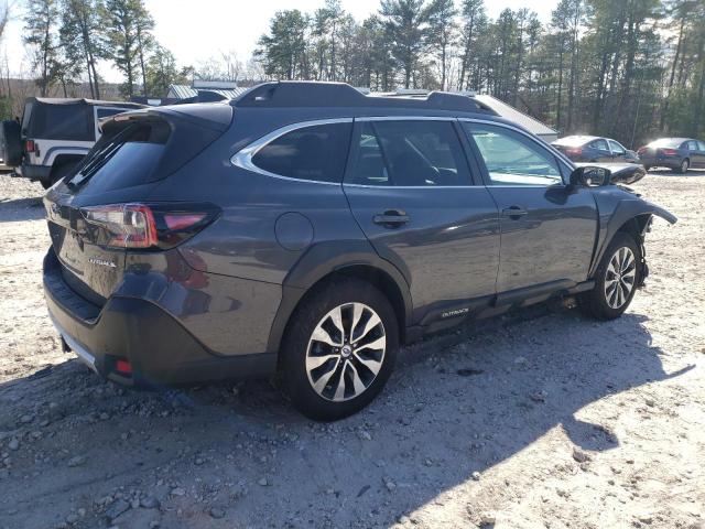 4S4BTANC5P3206637 - 2023 SUBARU OUTBACK LIMITED GRAY photo 3