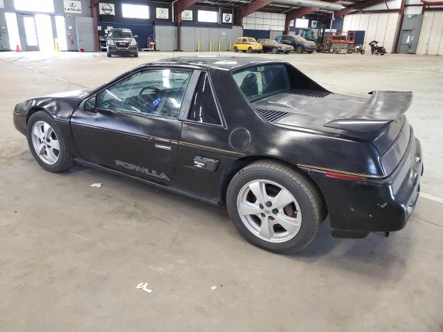 1G2PE1193JP221799 - 1988 PONTIAC FIERO BLACK photo 2