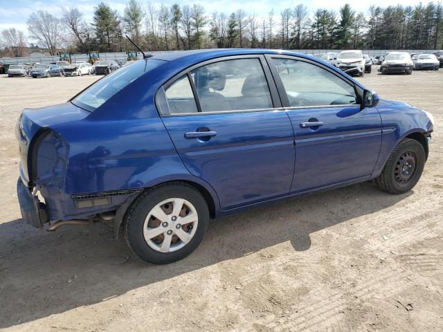 KMHCN4AC3AU462640 - 2010 HYUNDAI ACCENT GLS BLUE photo 3