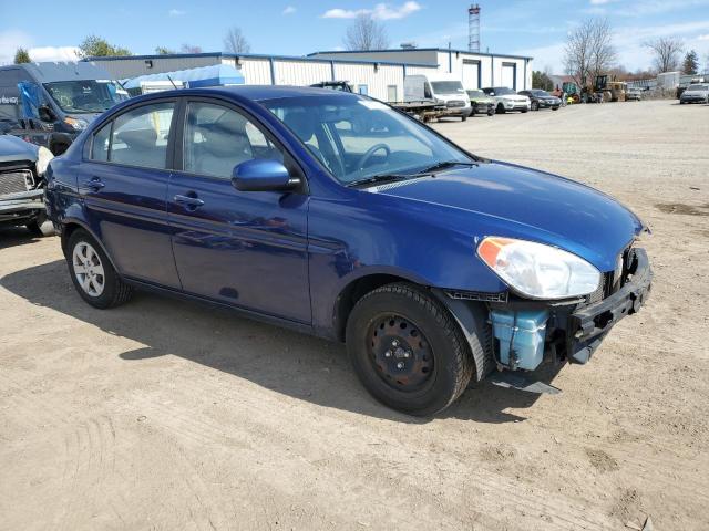 KMHCN4AC3AU462640 - 2010 HYUNDAI ACCENT GLS BLUE photo 4