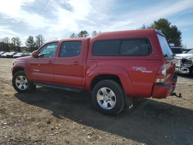 3TMLU4EN0AM051347 - 2010 TOYOTA TACOMA DOUBLE CAB RED photo 2