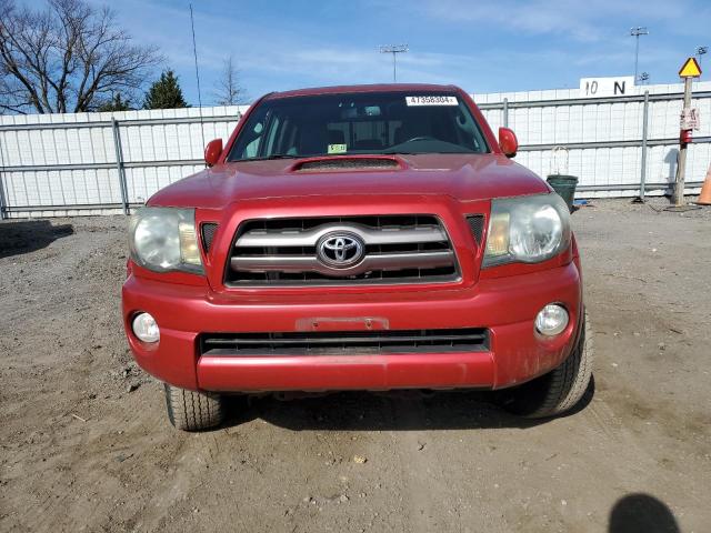 3TMLU4EN0AM051347 - 2010 TOYOTA TACOMA DOUBLE CAB RED photo 5