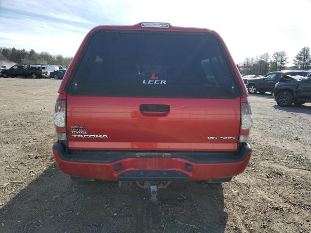 3TMLU4EN0AM051347 - 2010 TOYOTA TACOMA DOUBLE CAB RED photo 6