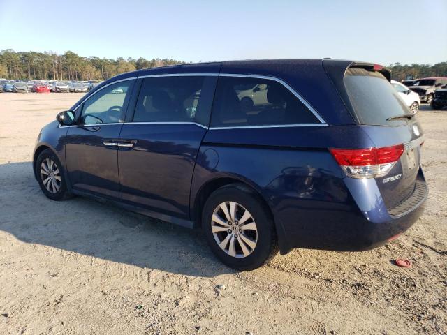 5FNRL5H67FB121400 - 2015 HONDA ODYSSEY EXL BLUE photo 2