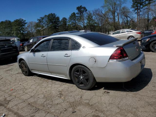 2G1WG5E32D1213069 - 2013 CHEVROLET IMPALA LT SILVER photo 2