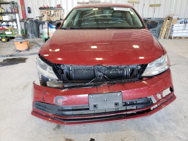 3VW267AJ9GM312295 - 2016 VOLKSWAGEN JETTA S RED photo 5