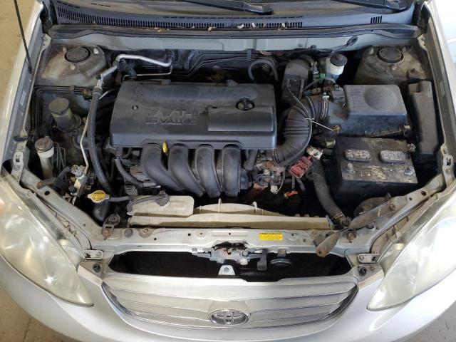 1NXBR38E54Z323809 - 2004 TOYOTA COROLLA CE GRAY photo 11