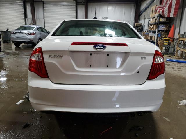 3FAHP0HAXCR441740 - 2012 FORD FUSION SE WHITE photo 6