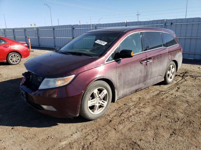 5FNRL5H91BB022494 - 2011 HONDA ODYSSEY TOURING BURGUNDY photo 1