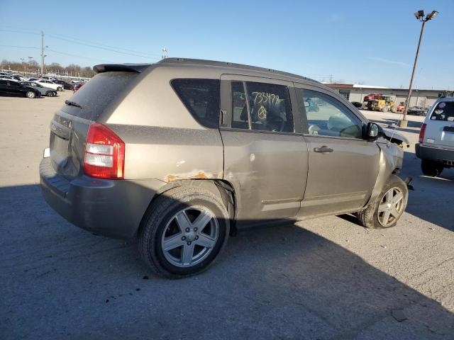 1J8FT47W08D735478 - 2008 JEEP COMPASS SPORT TAN photo 3