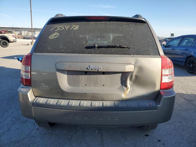 1J8FT47W08D735478 - 2008 JEEP COMPASS SPORT TAN photo 6