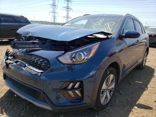 KNDCB3LCXL5439521 - 2020 KIA NIRO LX BLUE photo 2