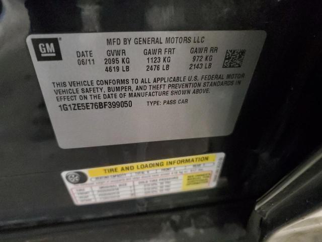 1G1ZE5E76BF399050 - 2011 CHEVROLET MALIBU LTZ BLACK photo 12