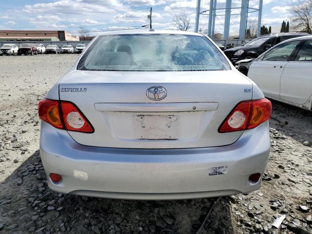 2T1BU4EE0AC459657 - 2010 TOYOTA COROLLA BASE SILVER photo 6