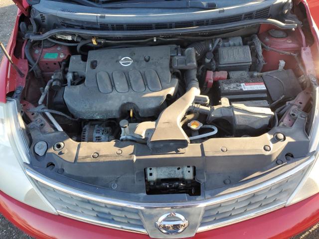 3N1BC13E98L360415 - 2008 NISSAN VERSA S RED photo 11