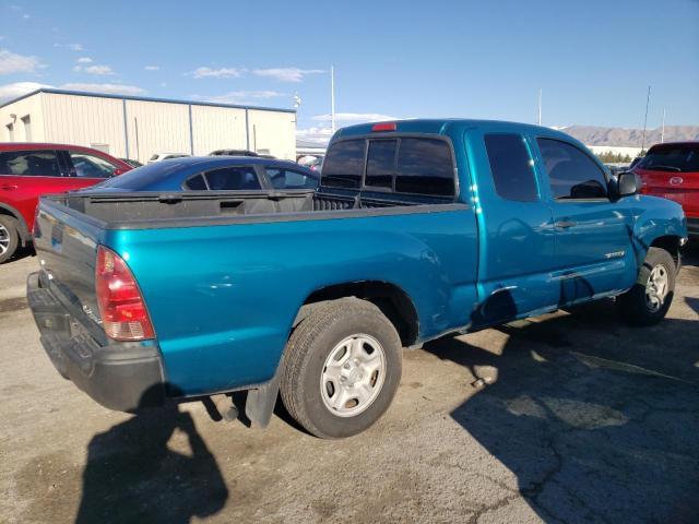 5TETX22N37Z451950 - 2007 TOYOTA TACOMA ACCESS CAB TEAL photo 3