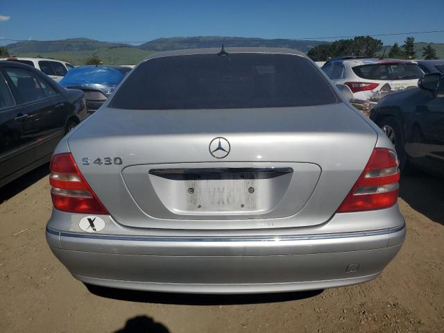 WDBNG70J12A274158 - 2002 MERCEDES-BENZ S 430 SILVER photo 6
