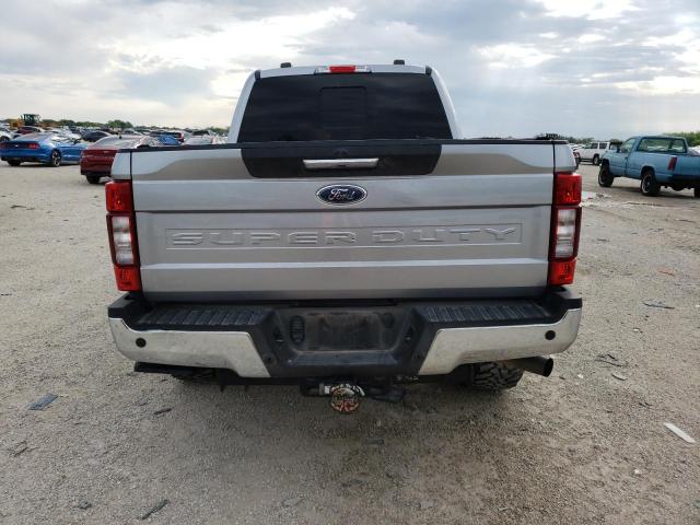 1FT7W2B68MEC06749 - 2021 FORD F250 SUPER DUTY SILVER photo 6