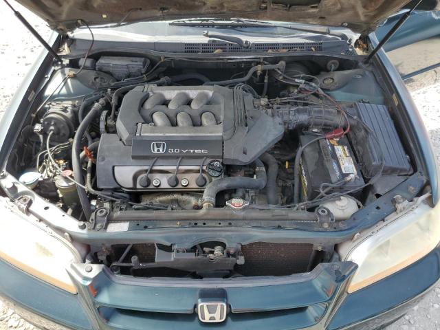 1HGCG1657WA054952 - 1998 HONDA ACCORD EX GREEN photo 11