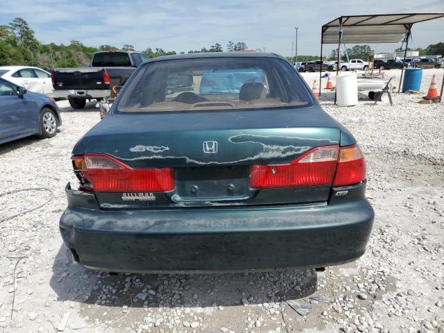 1HGCG1657WA054952 - 1998 HONDA ACCORD EX GREEN photo 6