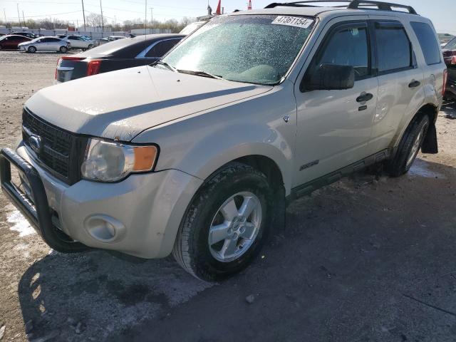 1FMCU93138KA58092 - 2008 FORD ESCAPE XLT SILVER photo 1