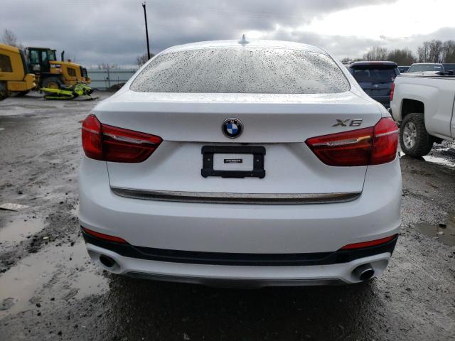 5UXKU2C54G0N80460 - 2016 BMW X6 XDRIVE35I WHITE photo 6