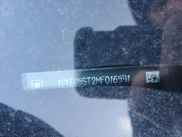 1G1ZG5ST2MF016591 - 2021 CHEVROLET MALIBU RS 勃艮第红 照片 12