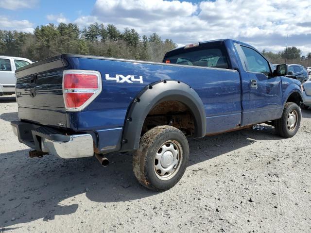 1FTMF1EM9BKD59226 - 2011 FORD F150 BLUE photo 3