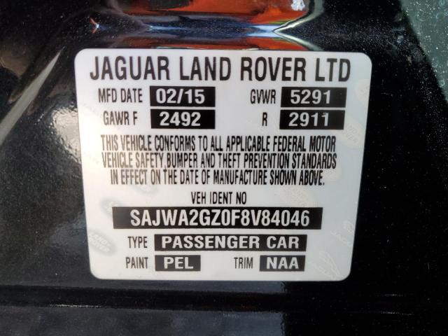 SAJWA2GZ0F8V84046 - 2015 JAGUAR XJL PORTFOLIO BLACK photo 12