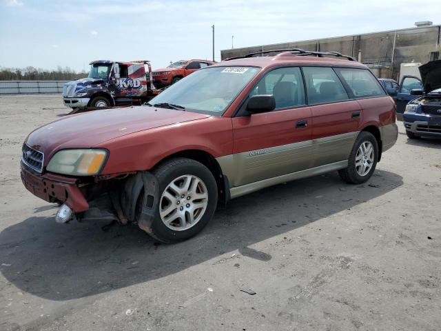 4S3BH675X47617277 - 2004 SUBARU LEGACY OUTBACK AWP 红色 照片 1