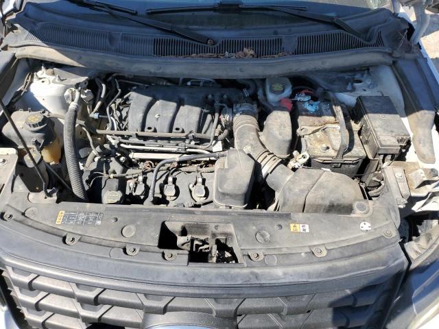 1FM5K8AR6HGC66956 - 2017 FORD EXPLORER POLICE INTERCEPTOR თეთრი ფოტო 11