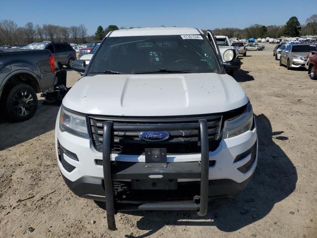 1FM5K8AR6HGC66956 - 2017 FORD EXPLORER POLICE INTERCEPTOR WHITE photo 5