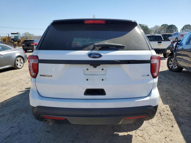 1FM5K8AR6HGC66956 - 2017 FORD EXPLORER POLICE INTERCEPTOR თეთრი ფოტო 6