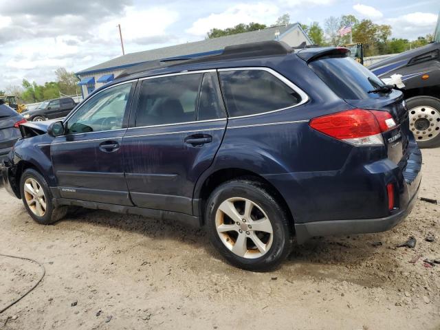 4S4BRCDCXE3212880 - 2014 SUBARU OUTBACK 2.5I PREMIUM BLUE photo 2