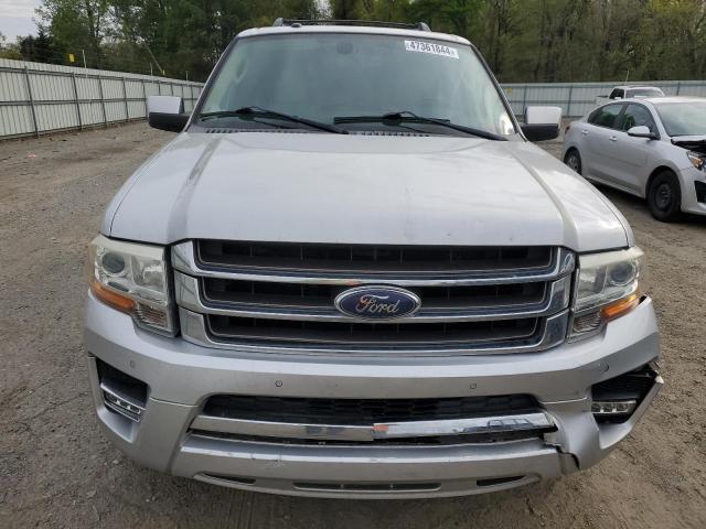 1FMJU1KT5FEF01625 - 2015 FORD EXPEDITION LIMITED SILVER photo 5