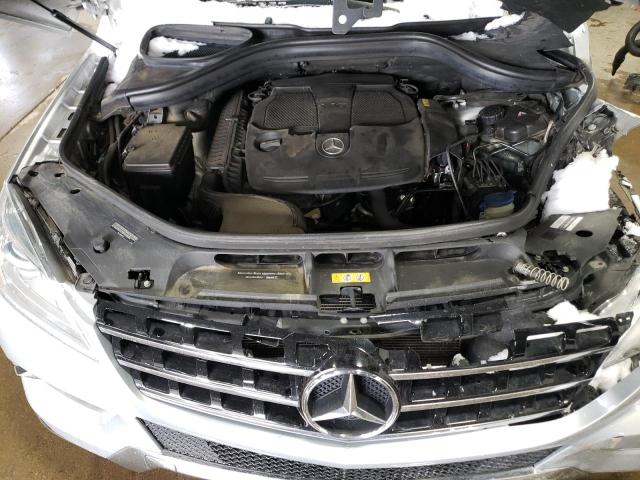 4JGDA5HBXEA324250 - 2014 MERCEDES-BENZ ML 350 4MATIC SILVER photo 12