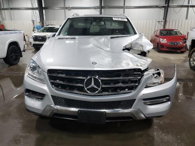 4JGDA5HBXEA324250 - 2014 MERCEDES-BENZ ML 350 4MATIC SILVER photo 5