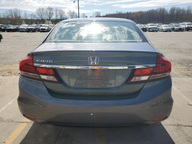 19XFB2F50DE028087 - 2013 HONDA CIVIC LX GRAY photo 6