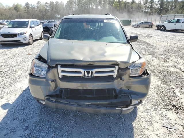 5FNYF28767B032252 - 2007 HONDA PILOT EXL GREEN photo 5