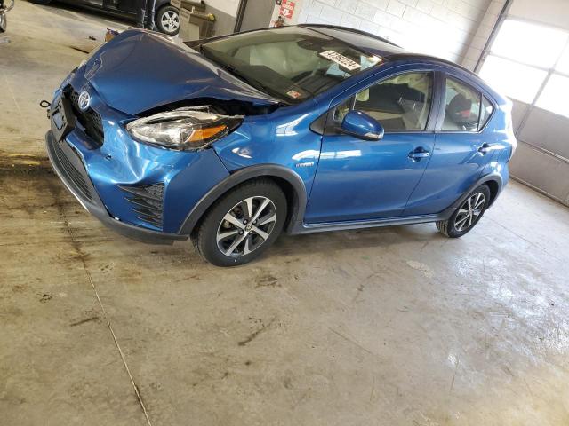 JTDKDTB35K1623424 - 2019 TOYOTA PRIUS C BLUE photo 1