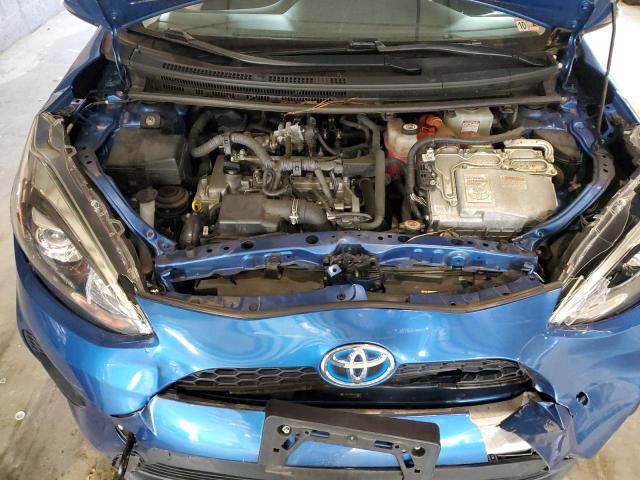 JTDKDTB35K1623424 - 2019 TOYOTA PRIUS C BLUE photo 11