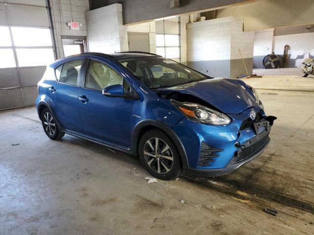 JTDKDTB35K1623424 - 2019 TOYOTA PRIUS C BLUE photo 4